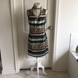 Marineblu Sequin Dresss